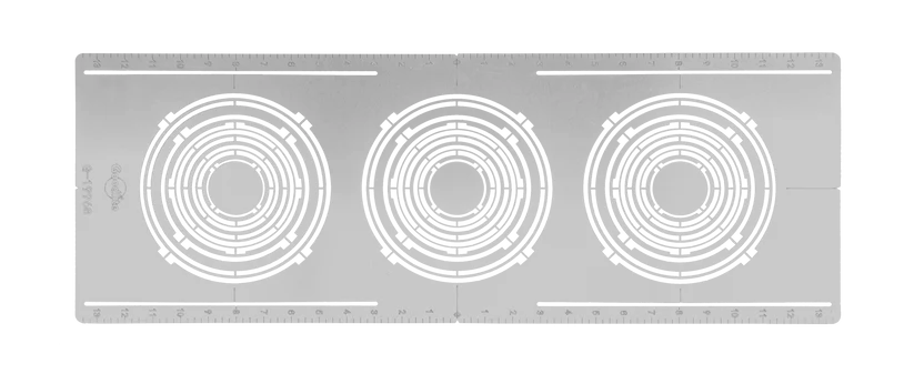 Flat Multi hole 8" On-Center NC plate 9 Sizes