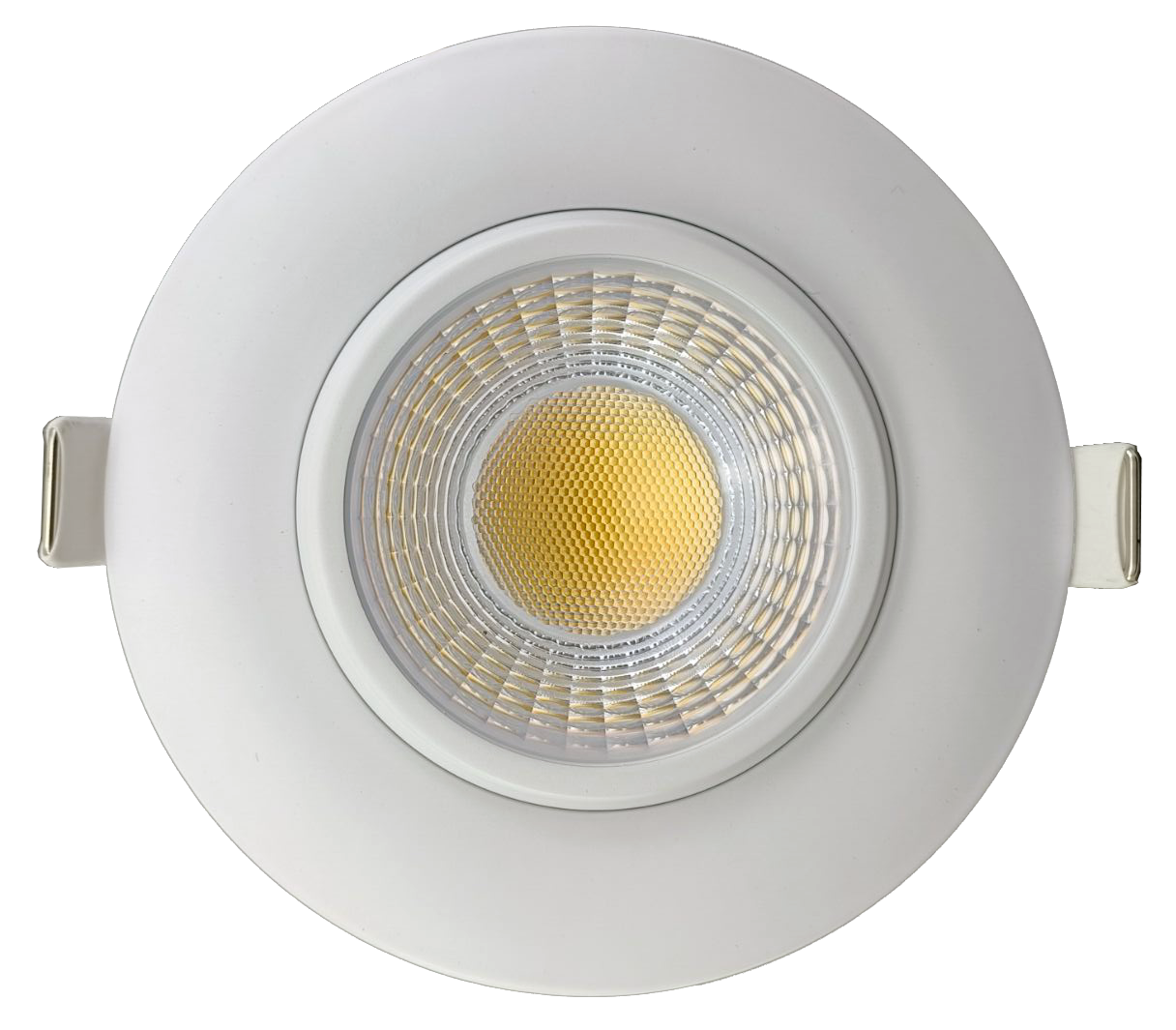 3.5" Round Flushed Gimbal (White)