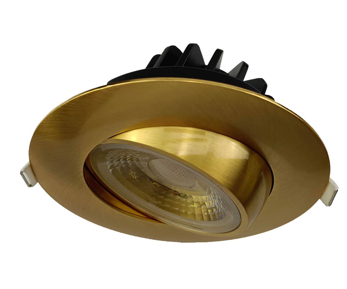 4" Round Flushed Gimbal (Brushed Brass)