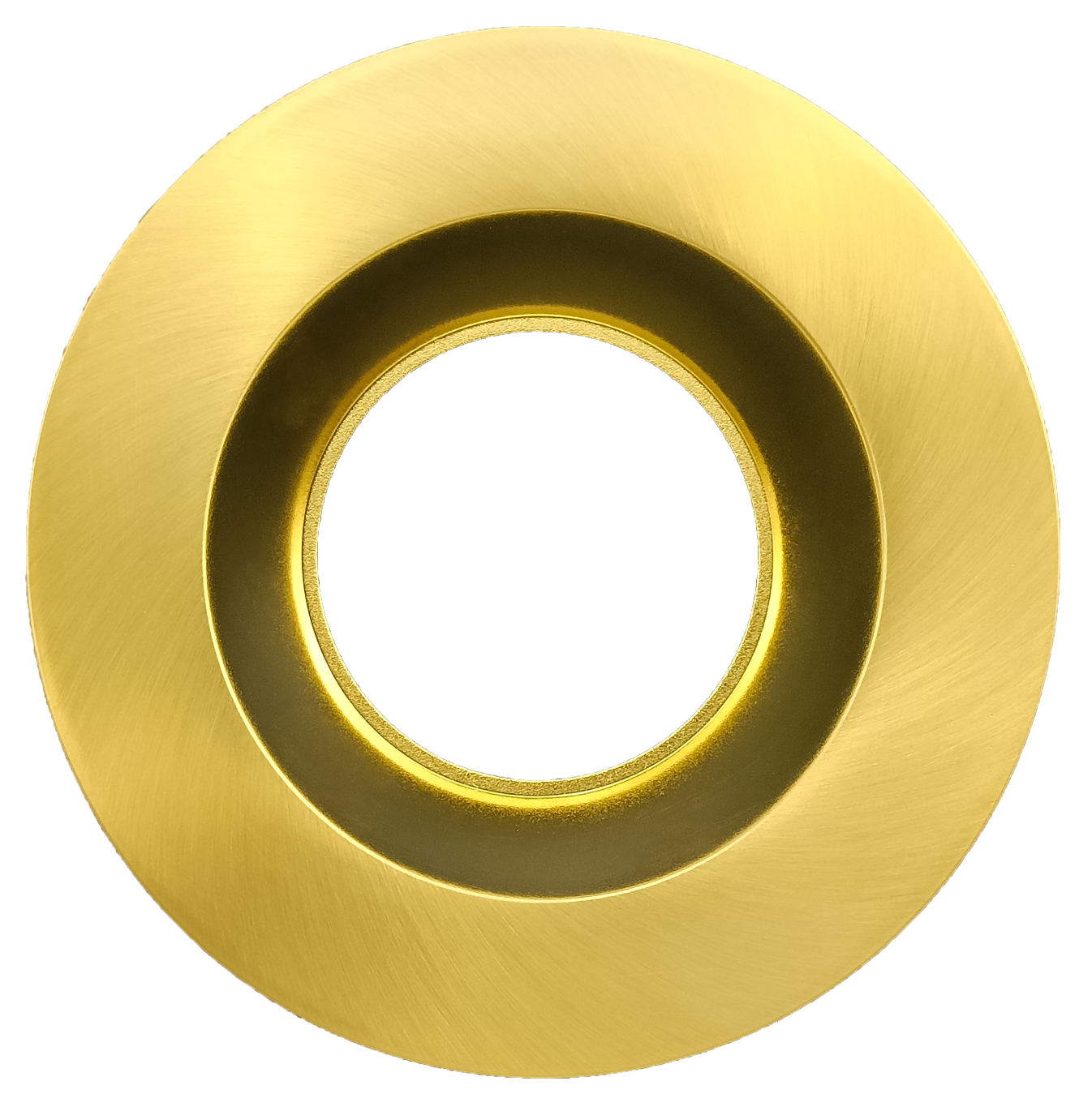3.5 Inch Brushed Brass Round Trim (Gen1)