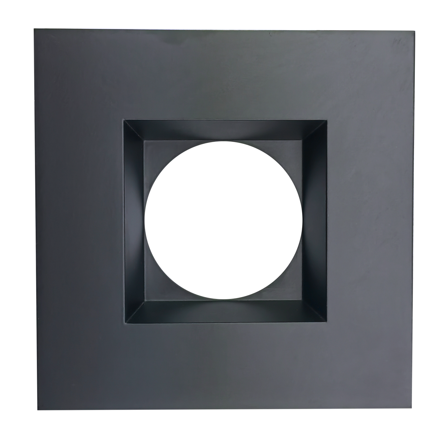 4 Inch Black Square Trim