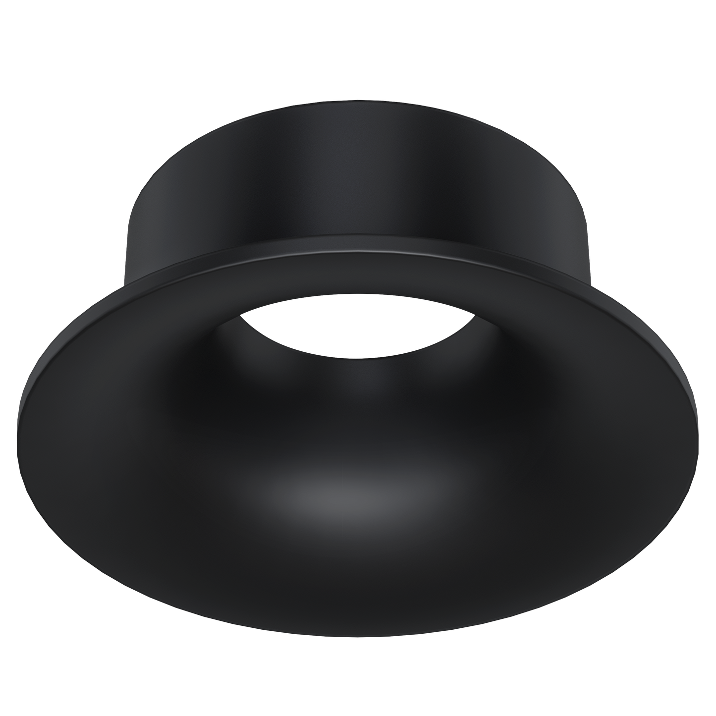 2 Inch Black Round Wave Trim