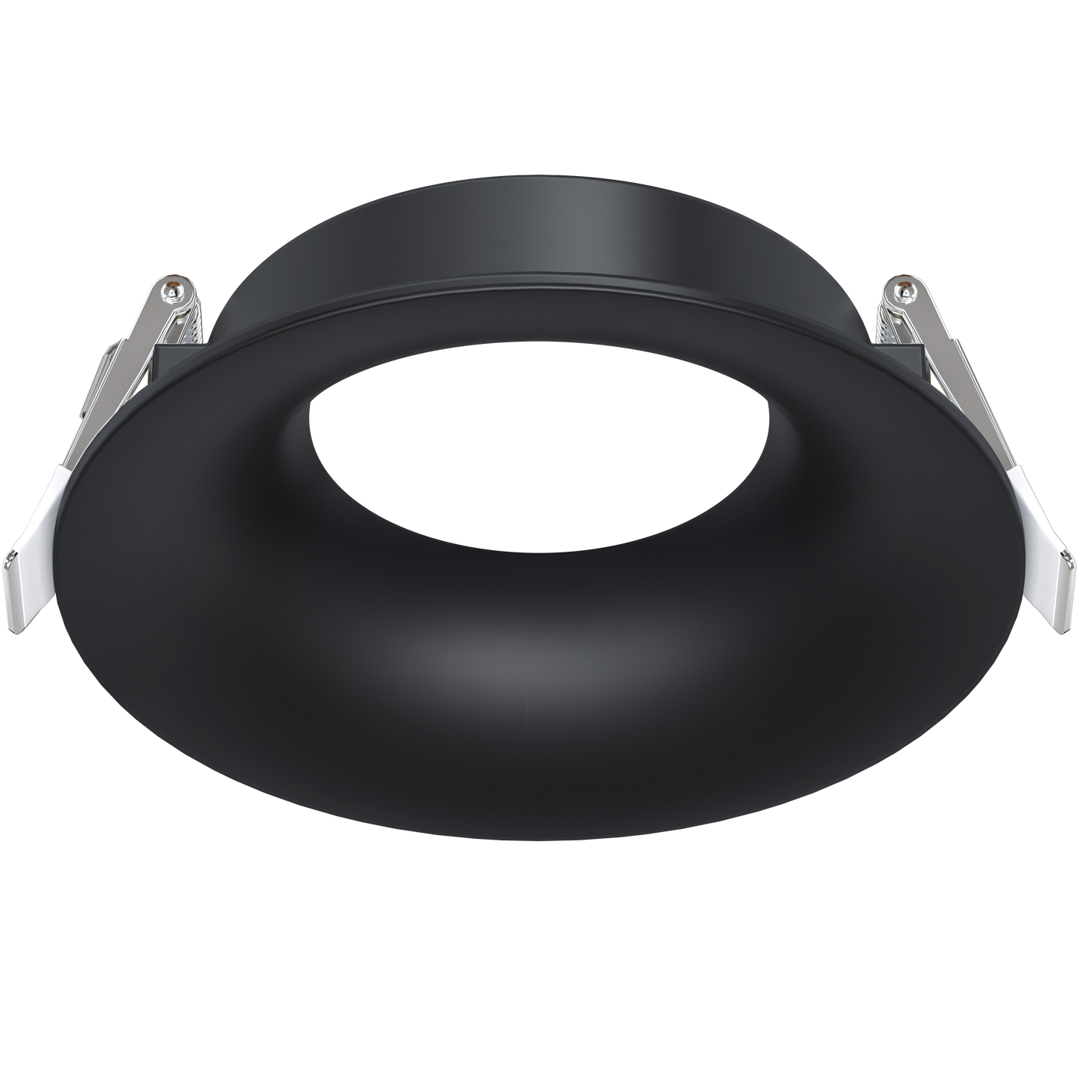 4 Inch Black Round Wave Trim