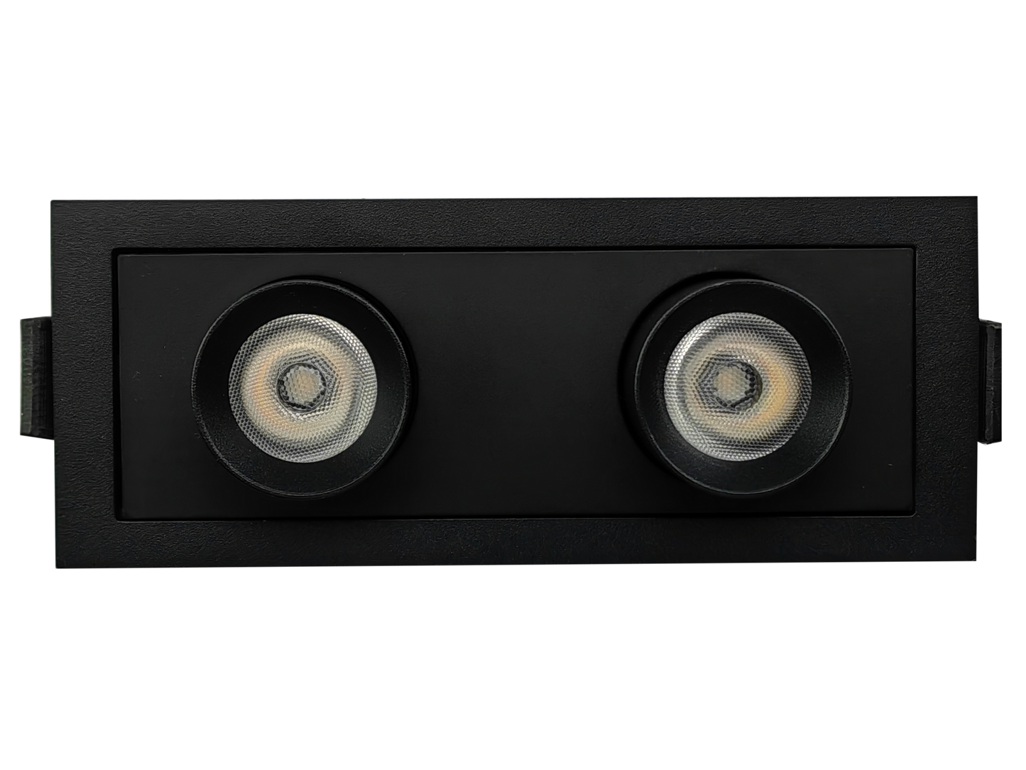2" Double Head Retractable Black