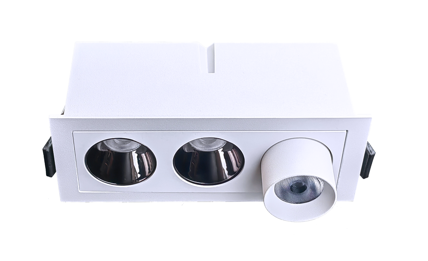 2" Three Head Combo Multiple White