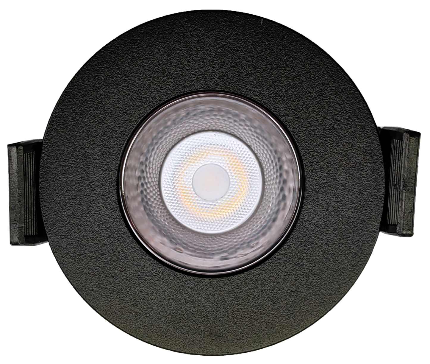 2" Round Fixed Downlight Black