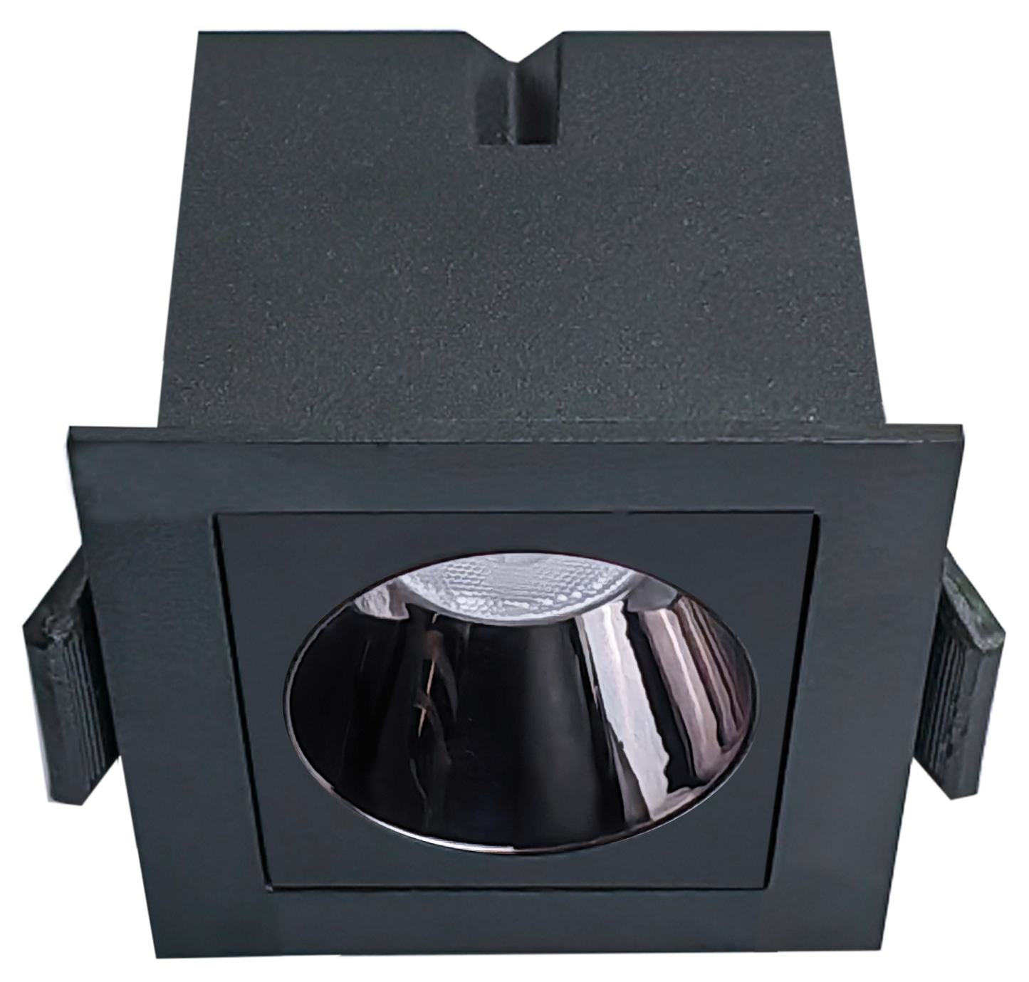 2" Single Head Fixed Downlight Black