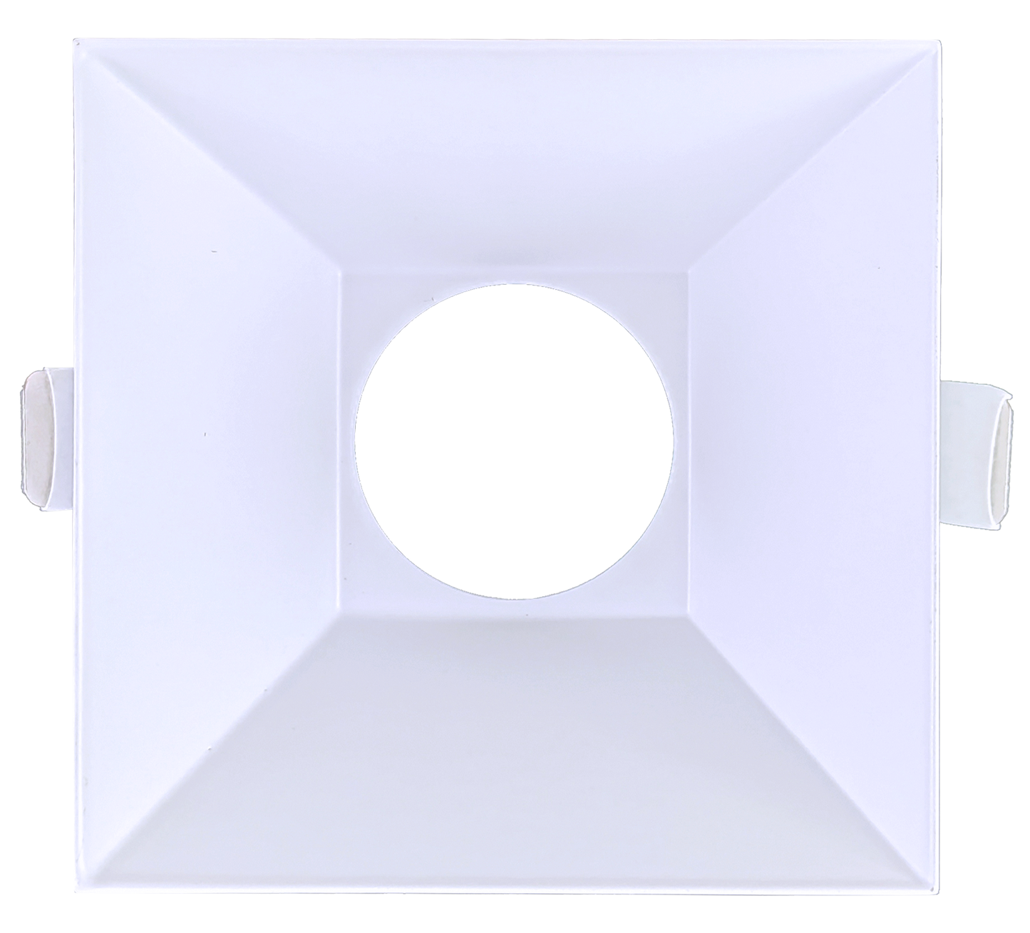 3 Inch White Square 2" Drop Trim