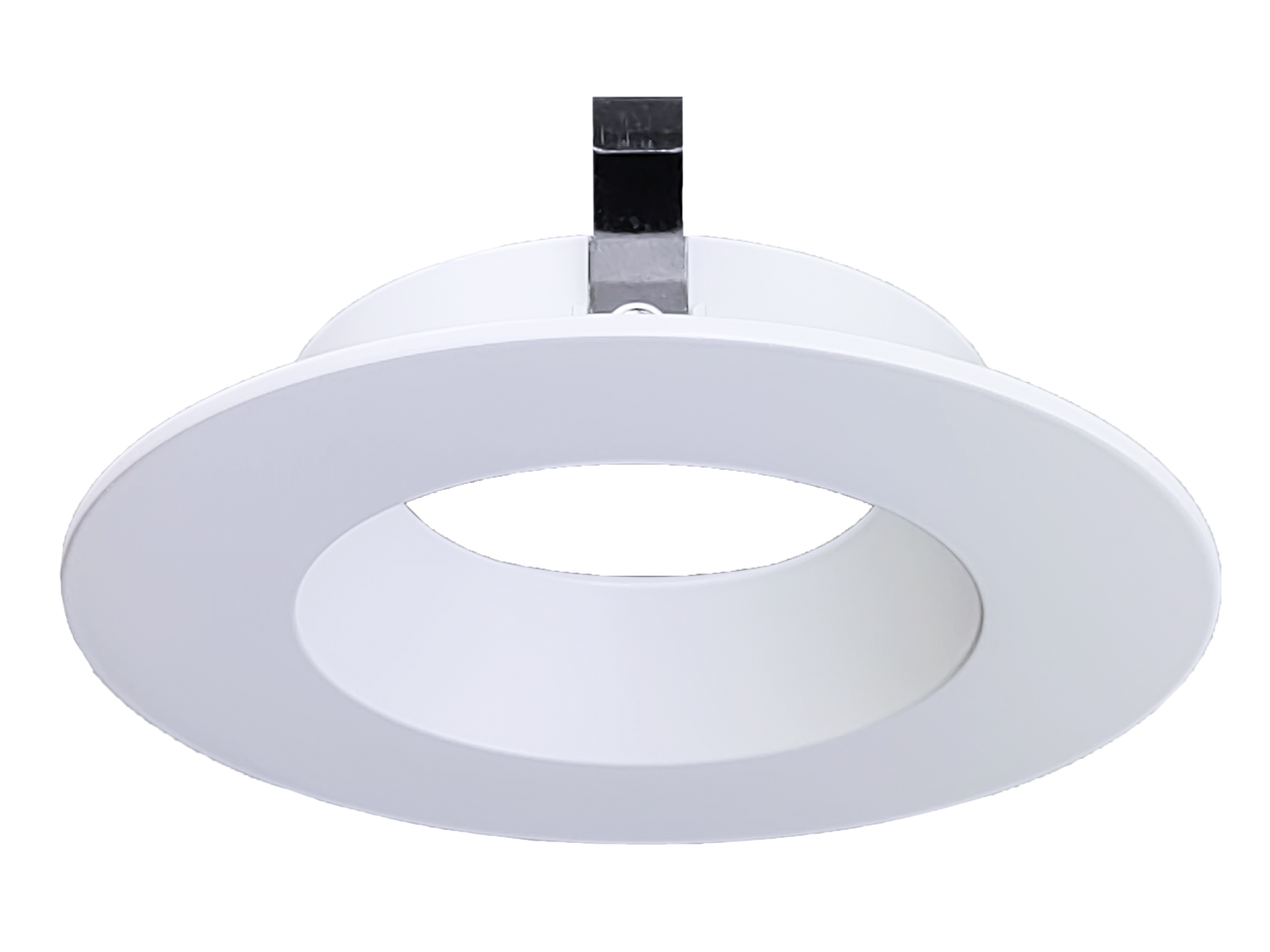 4 Inch White Round Trim