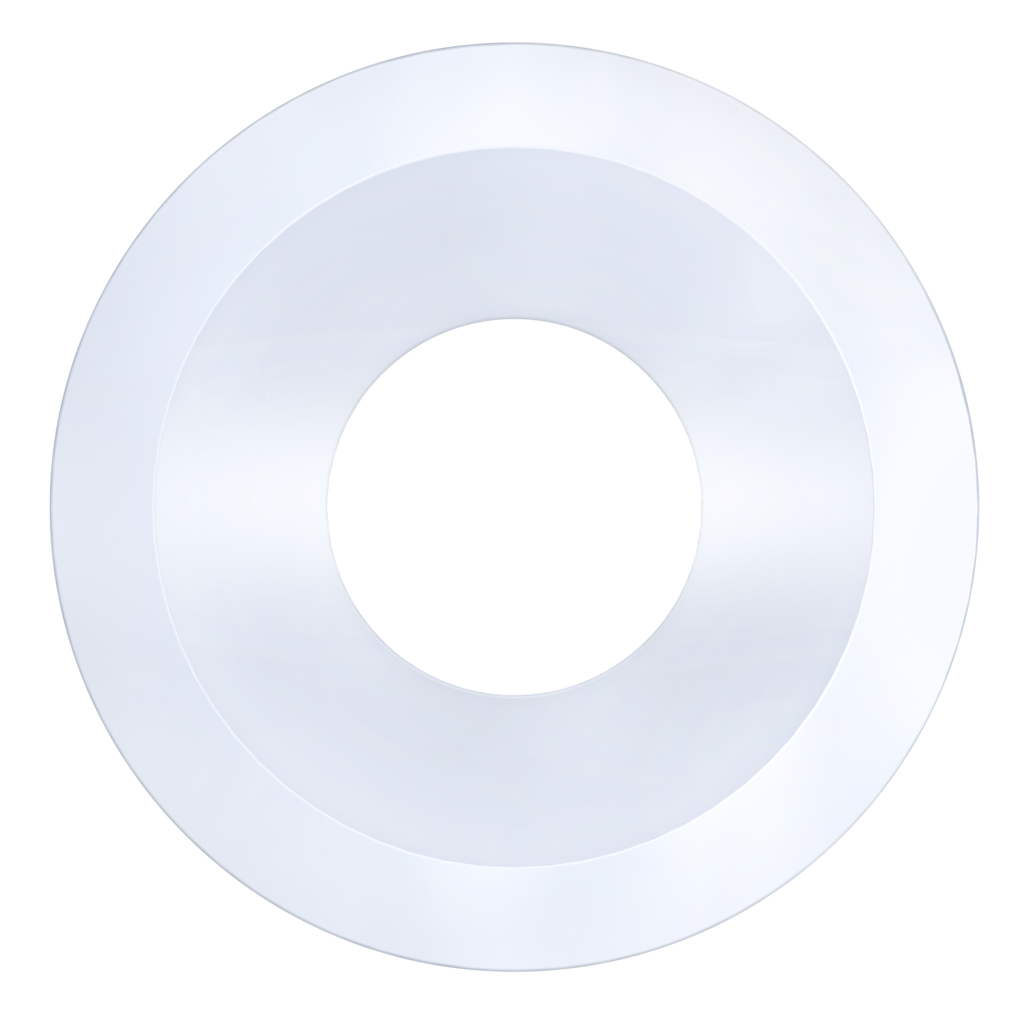 2 Inch White Narrow Trim