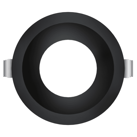 4 Inch Black Round Narrow Trim