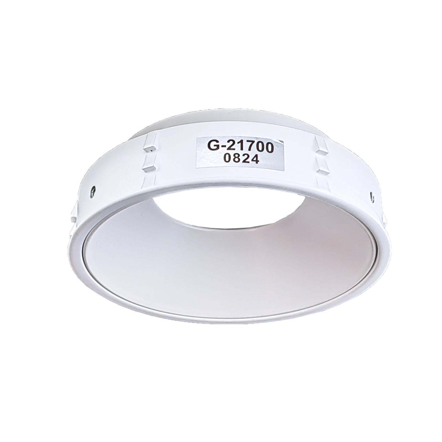 3.5 Inch White Round Millwork Trimless Kit