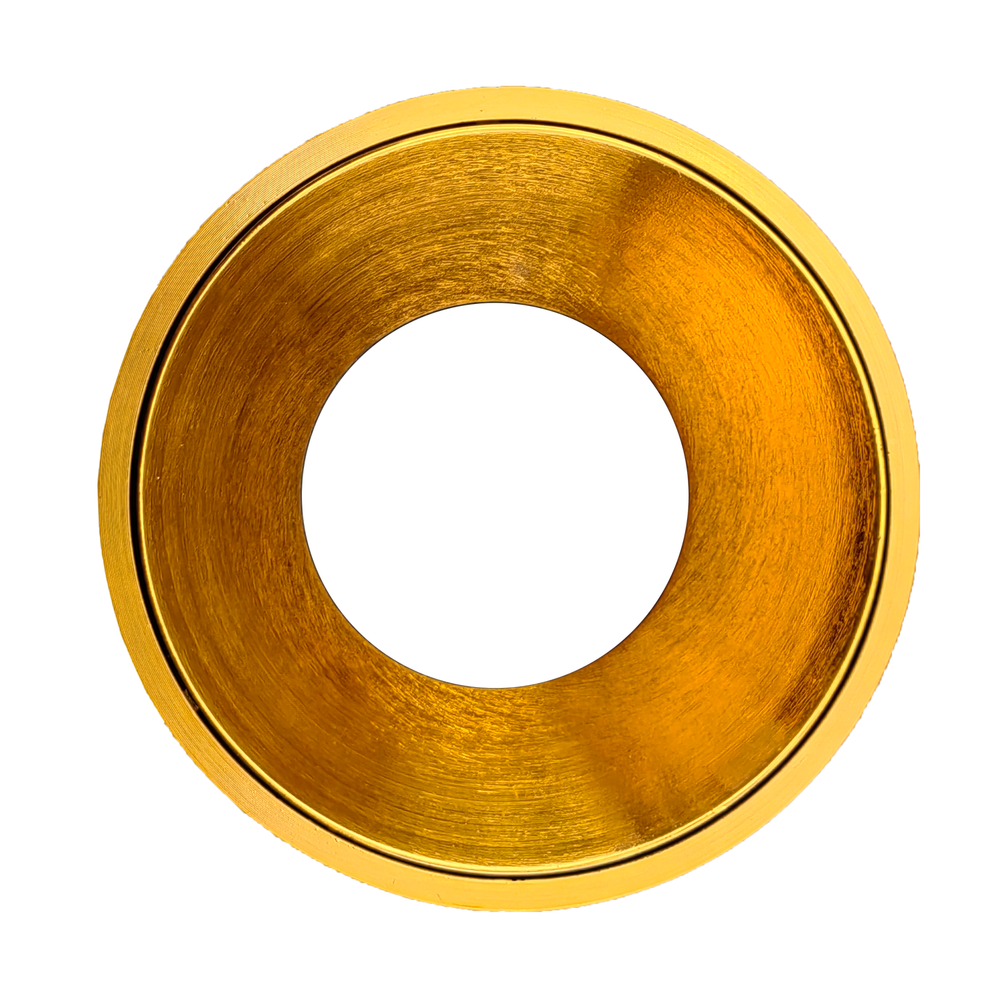 3.5 Inch Brushed Brass Round Millwork Trimless Kit