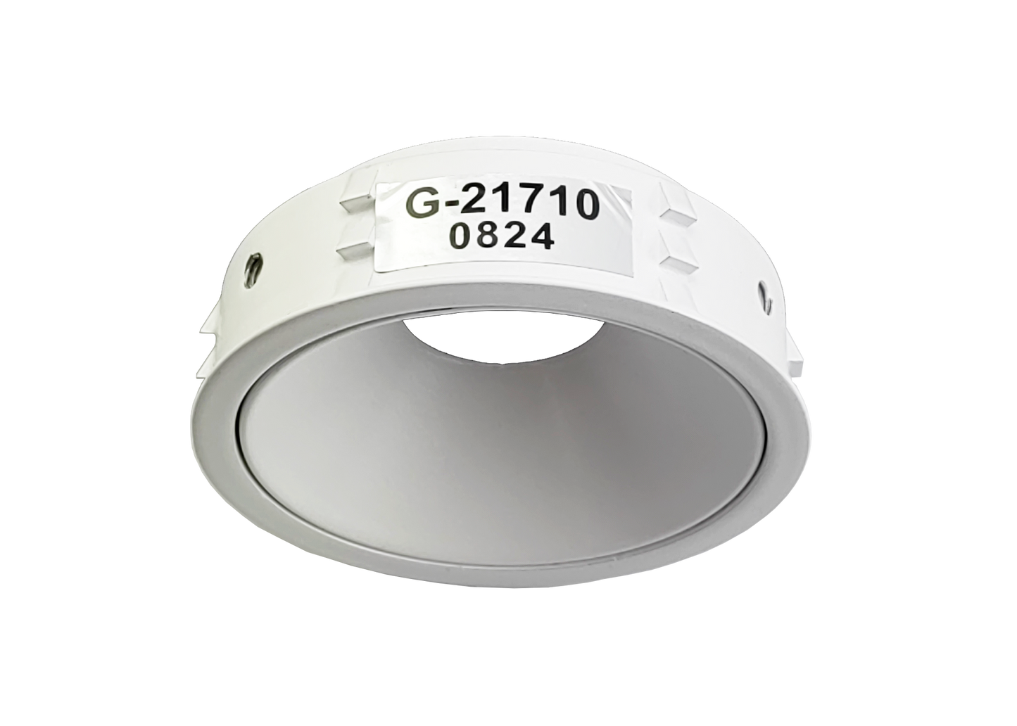 1 Inch White Round Millwork Trimless Kit