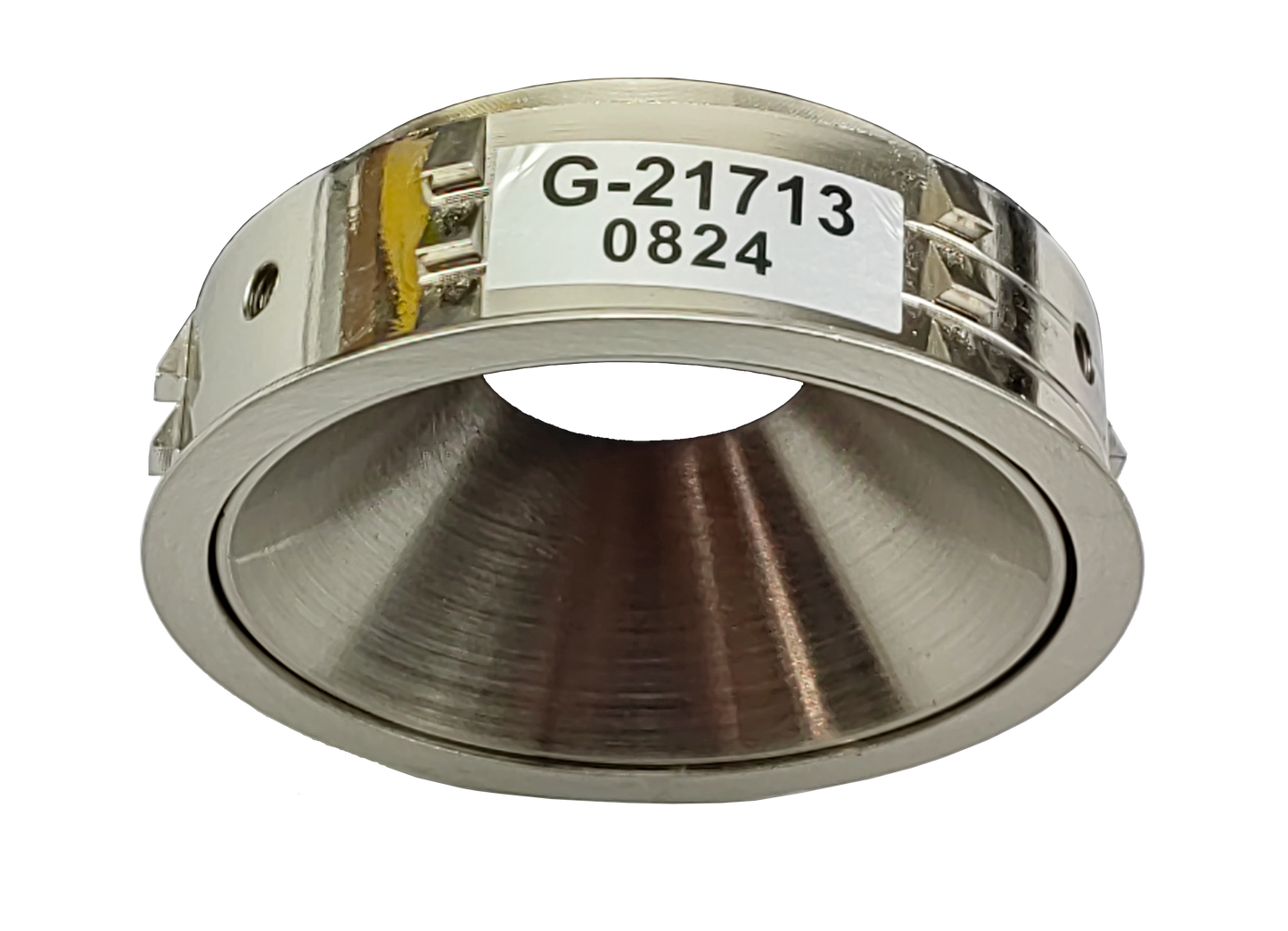 1 Inch Brushed Nickel Round Millwork Trimless Kit
