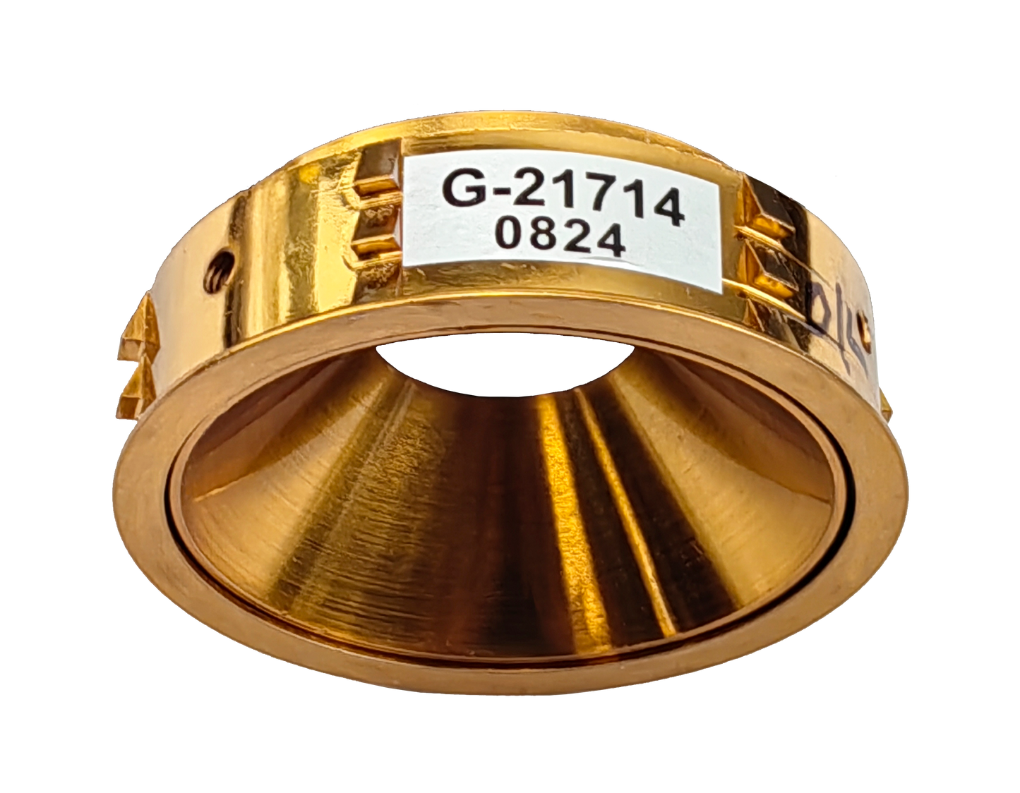 1 Inch Brushed Brass Round Millwork Trimless Kit