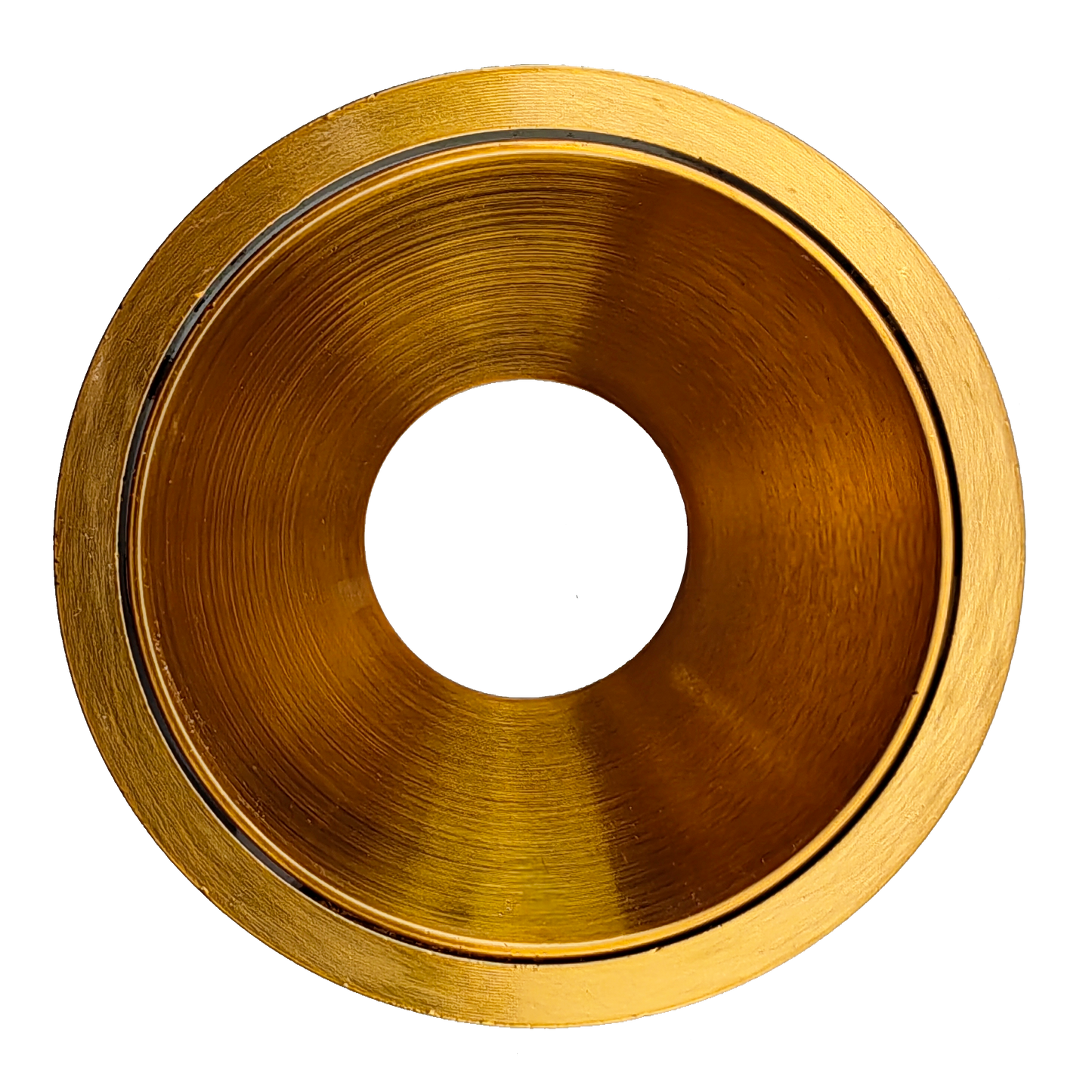 1 Inch Brushed Brass Round Millwork Trimless Kit