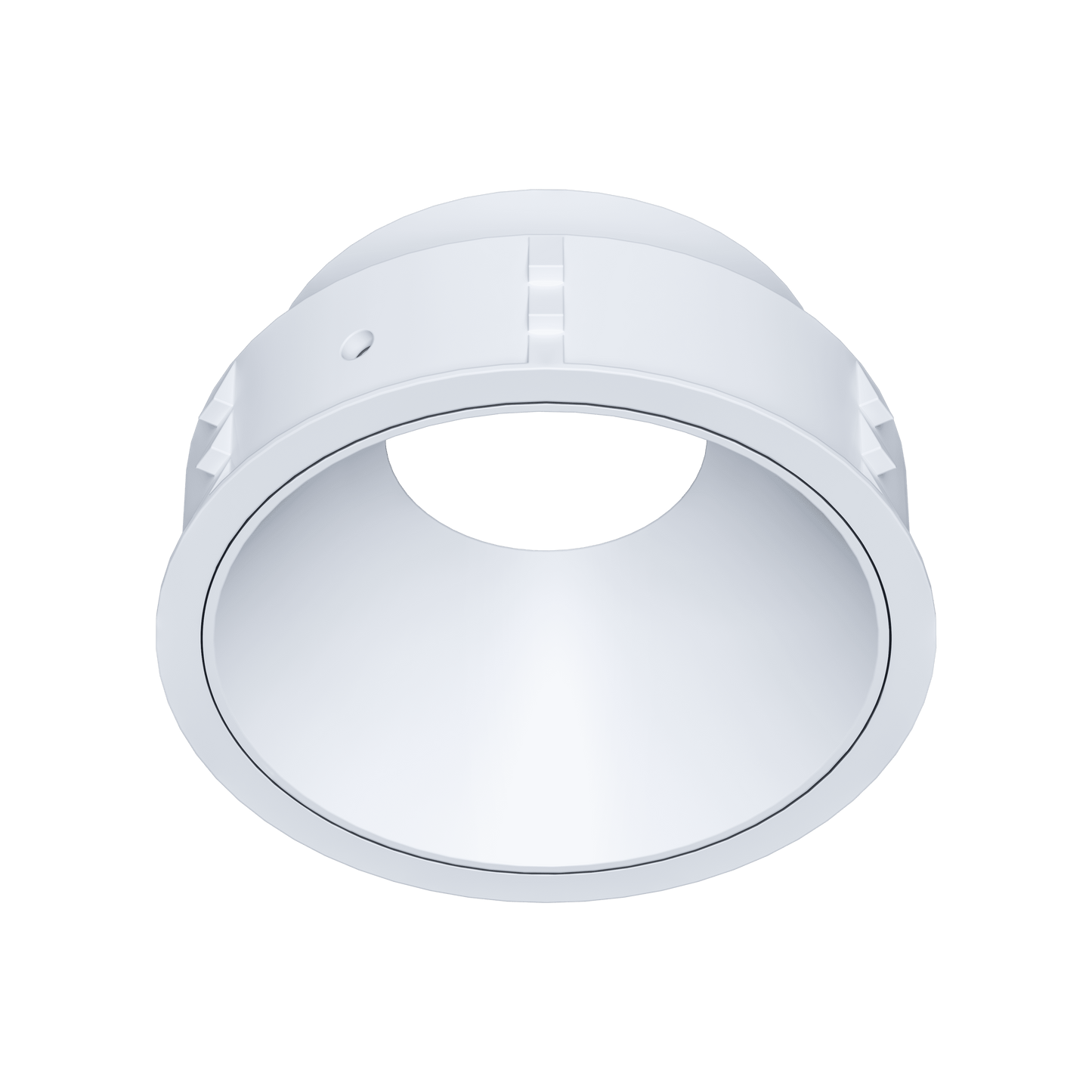 2 Inch White Round Millwork Trimless Kit