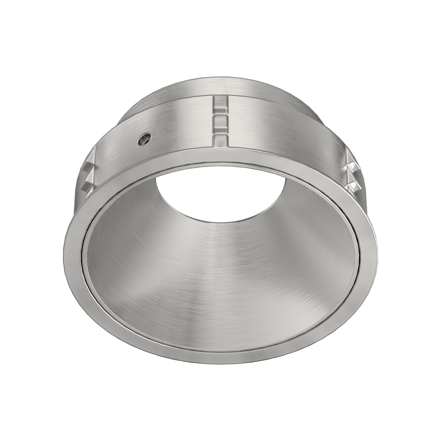 2 Inch Nickel Round Millwork Trimless Kit