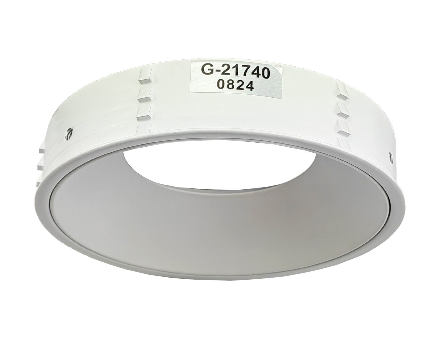 4 Inch White Round Millwork Trimless Kit