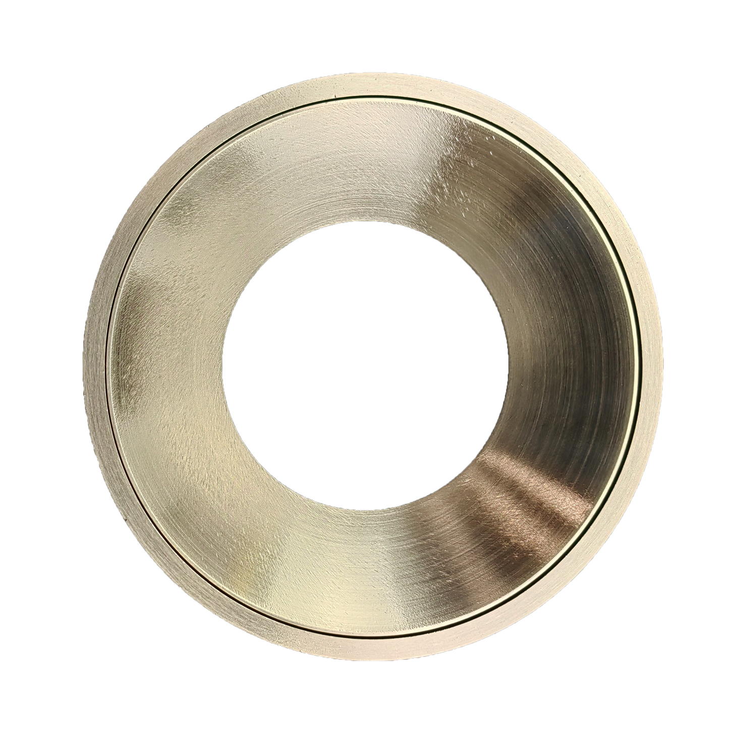 4 Inch Brushed Nickel Round Millwork Trimless Kit