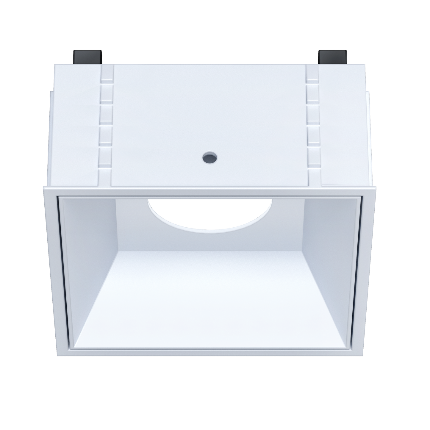 2 Inch White Square Millwork Trimless Kit