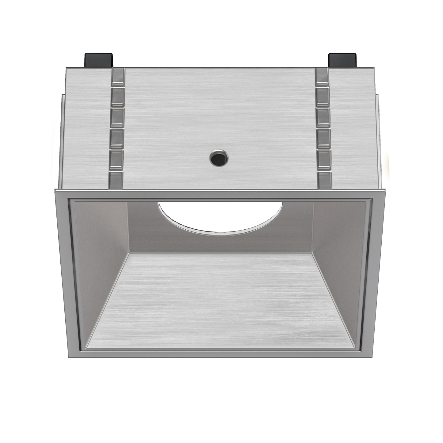 2 Inch Brushed Nickel Square Millwork Trimless Kit