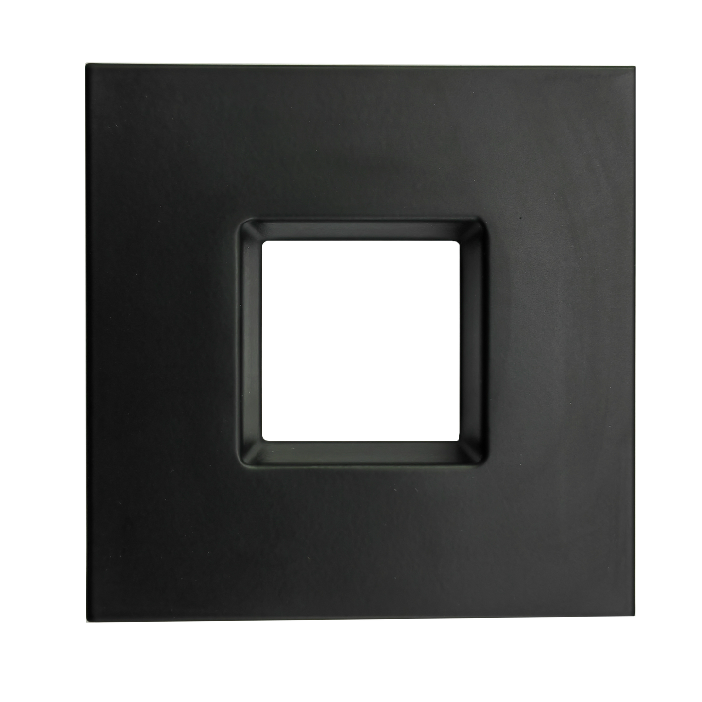 3" Square Regress Slim Black Cover