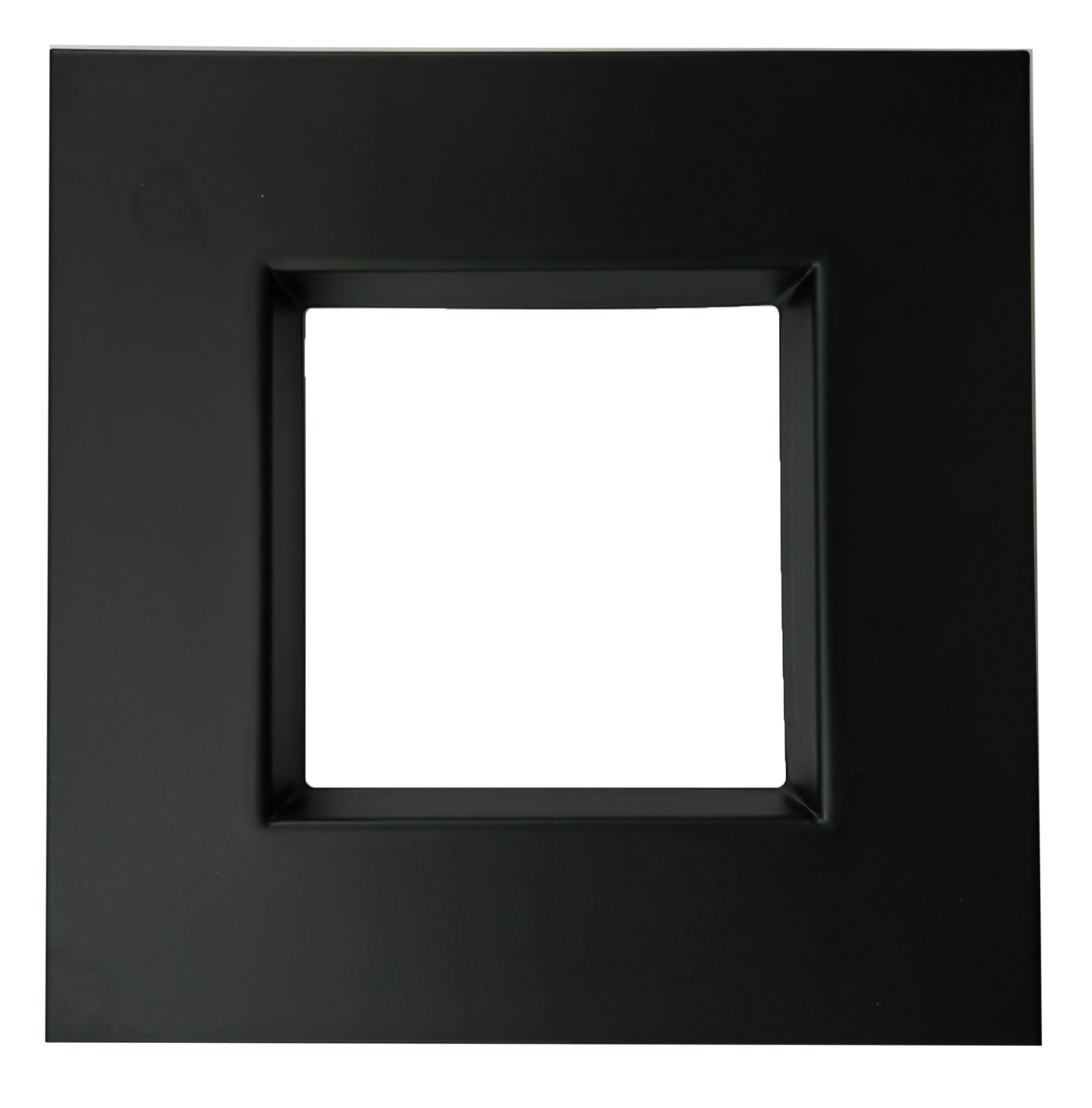 6" Square Regress Slim Black Cover