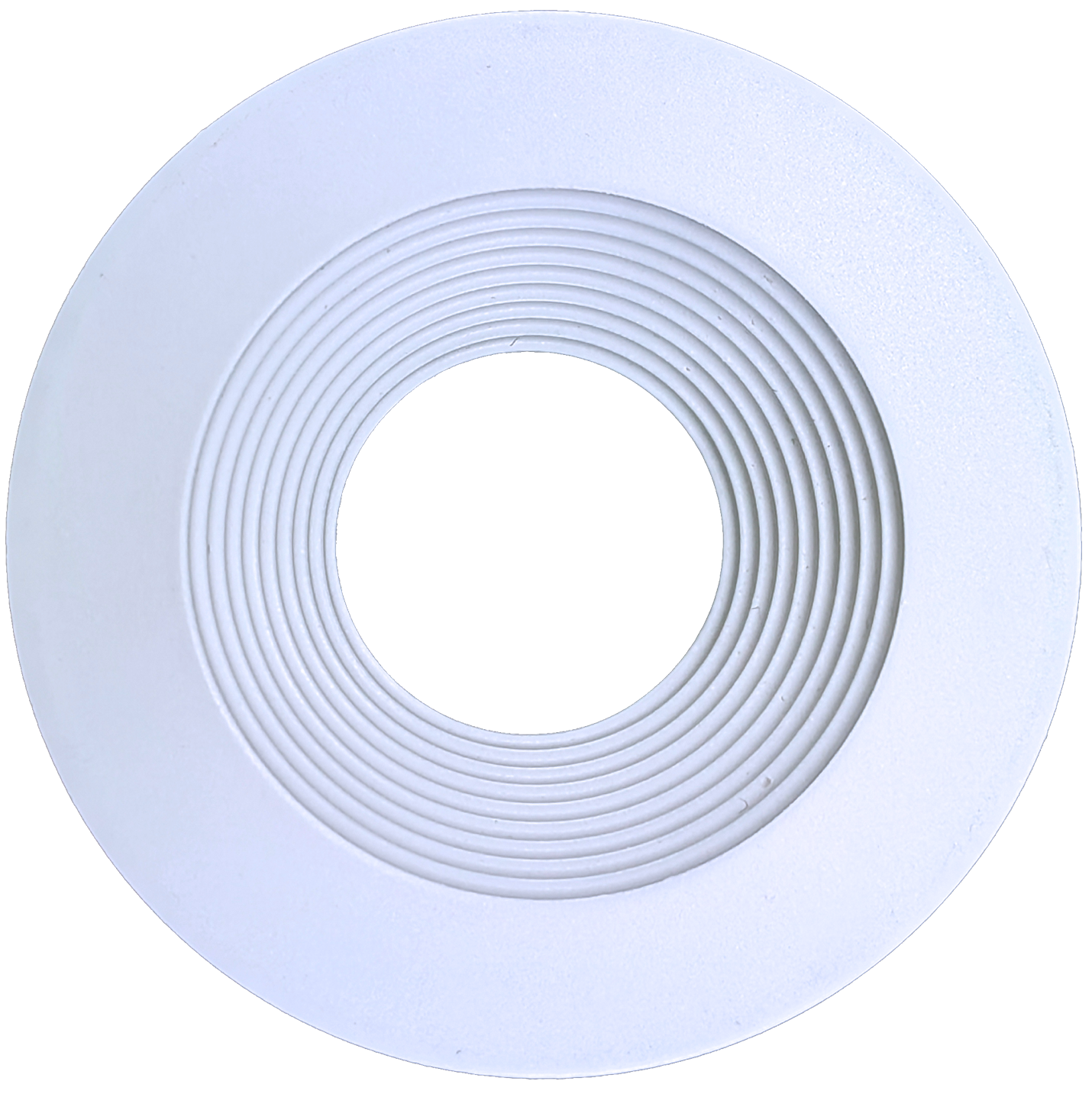 1 Inch White Baffle Round Trim