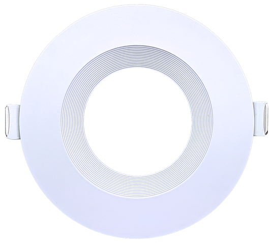 4 Inch White Round Baffle Trim G2