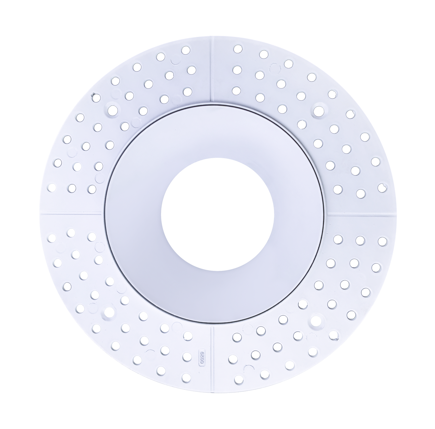 5 Inch White Round Trimless Kit