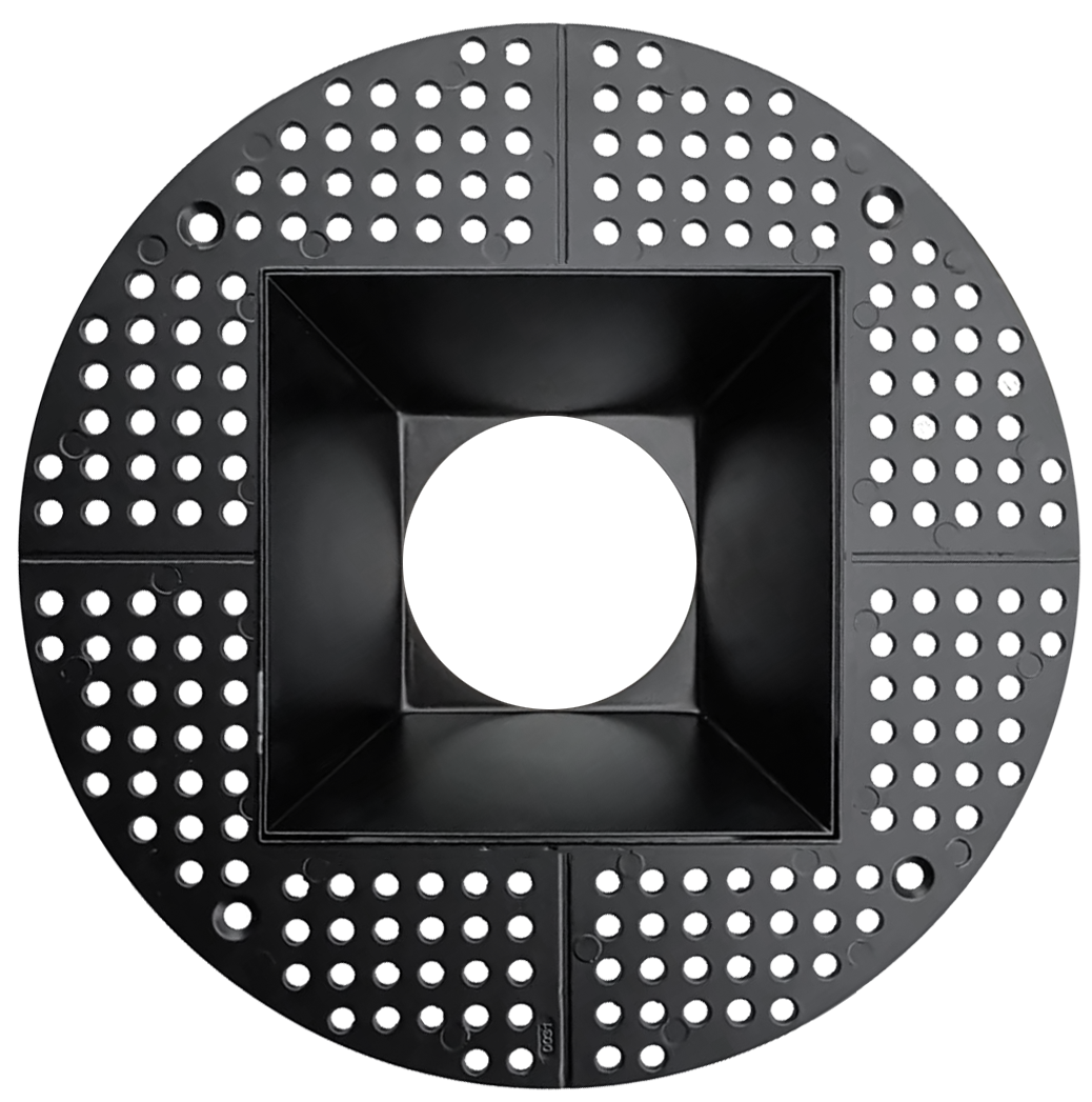 5 Inch Black Square Trimless Kit