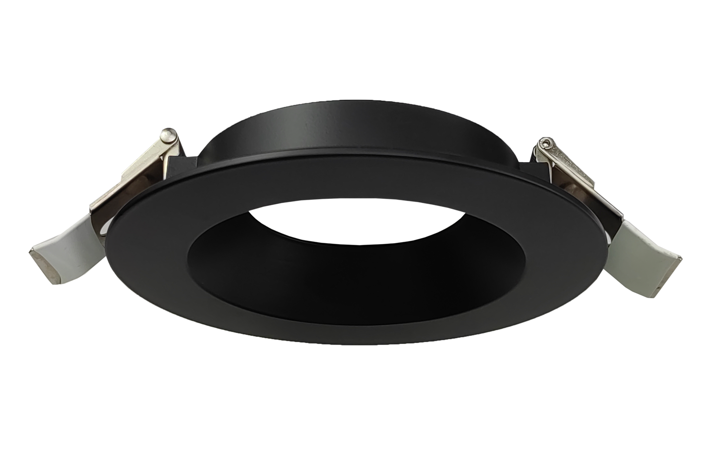 5 Inch Black Round Shallow Trim