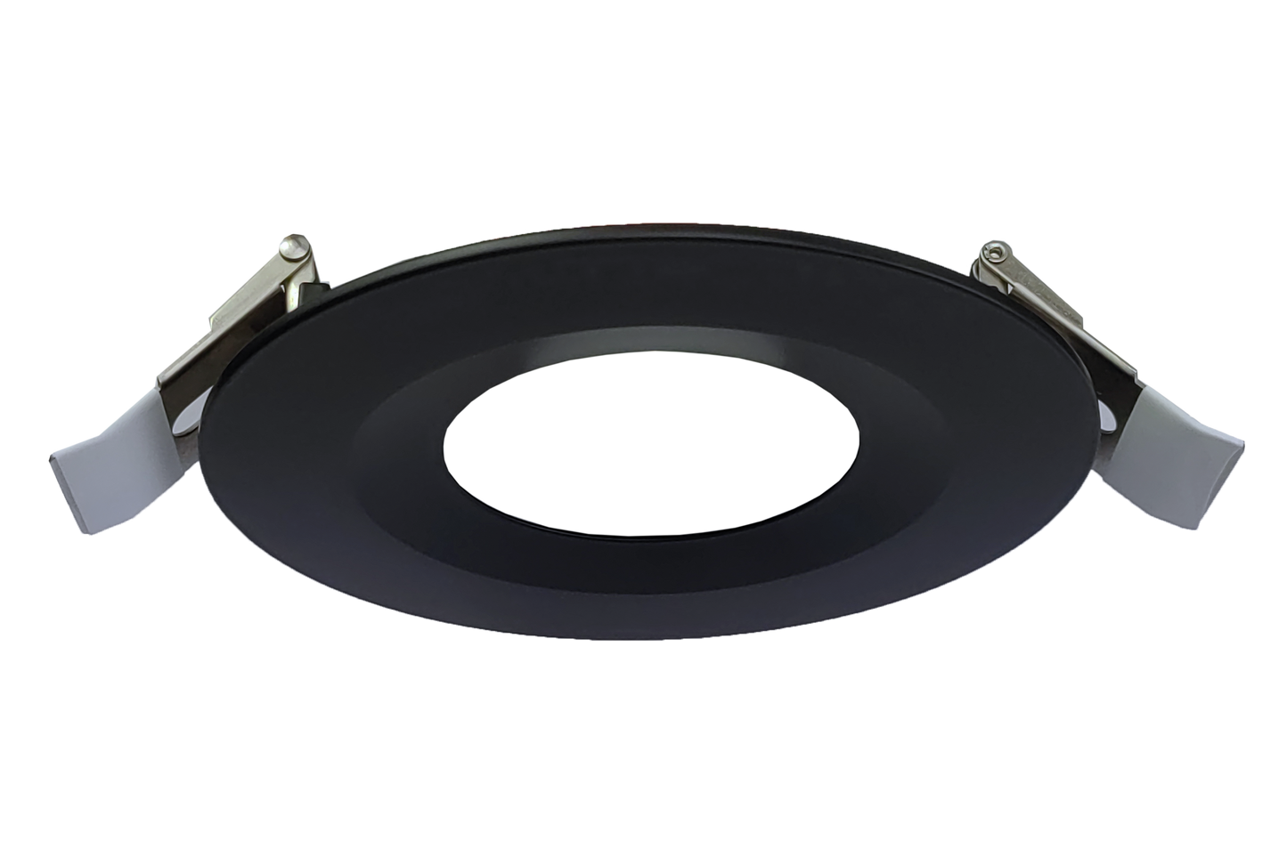 5 Inch Black Round Ultra Shallow Trim