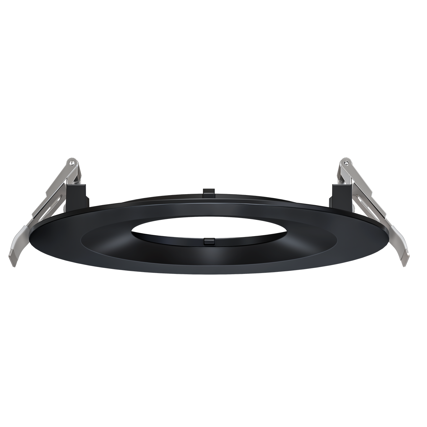 6 Inch Black Round Ultra Shallow Trim