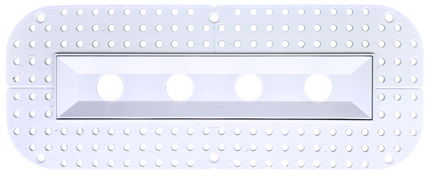 1" Ultra Narrow 4 head Trimless Multiple Kit