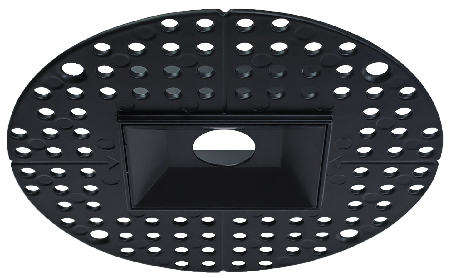 1" Ultra Narrow 1 head Trimless Kit Black Finish