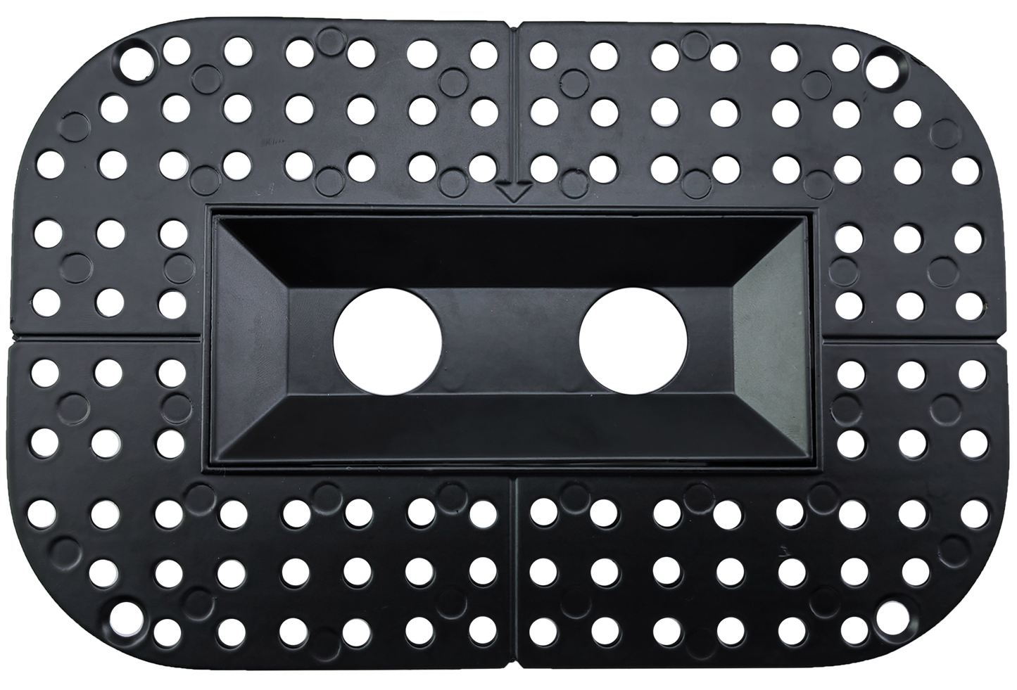 1" Ultra Narrow 2 head Trimless Multiple Kit Black Finish