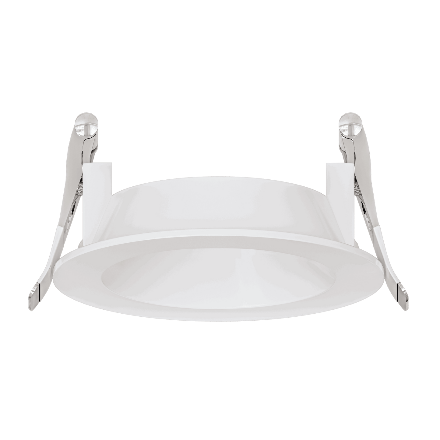 3 Inch White Round Shallow Trim