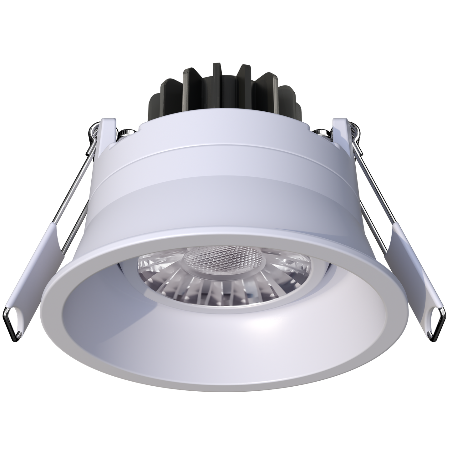 3" Round Regress Narrow Gimbal Trimmed White