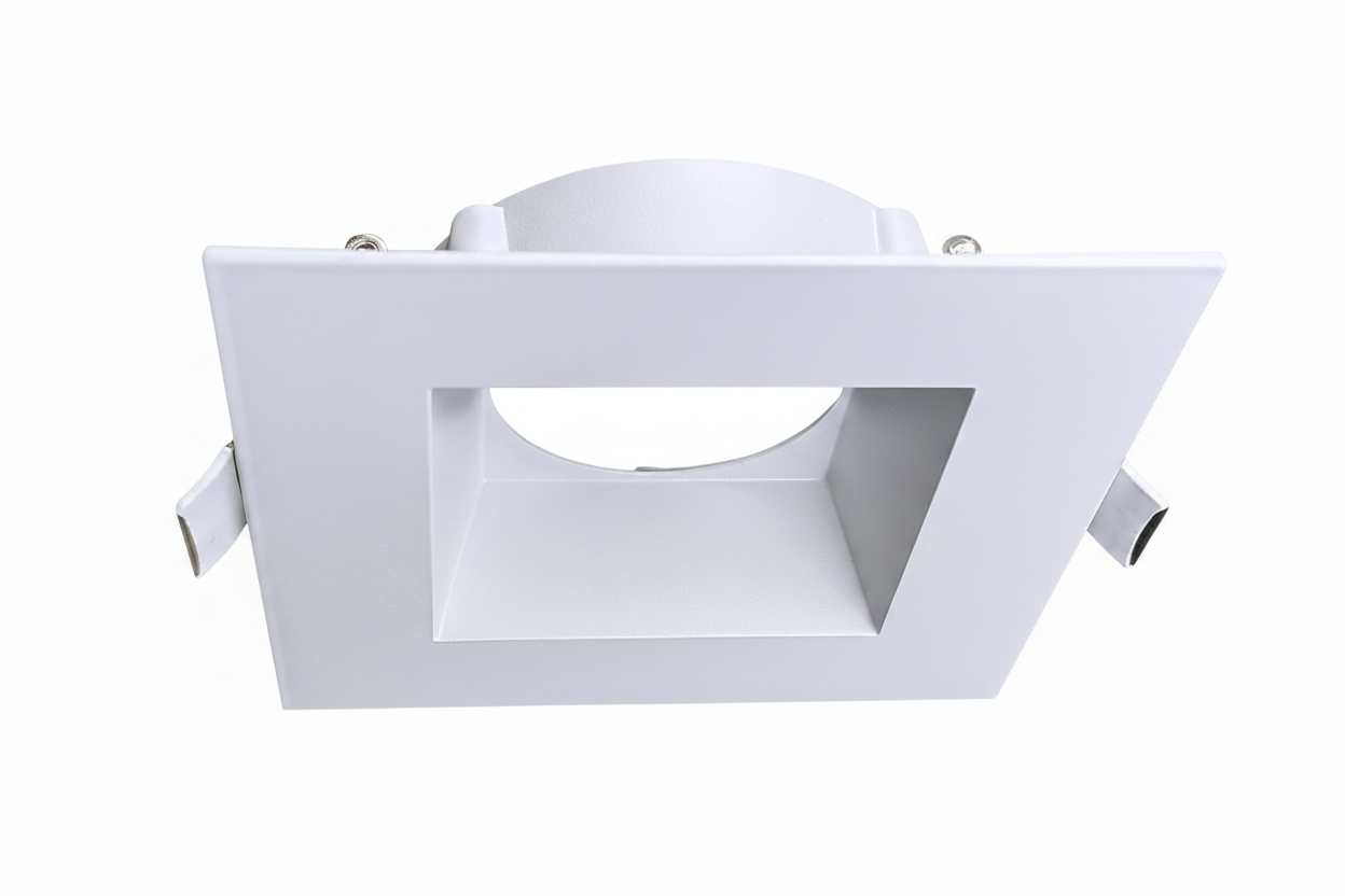 3.5 Inch White Square Trim