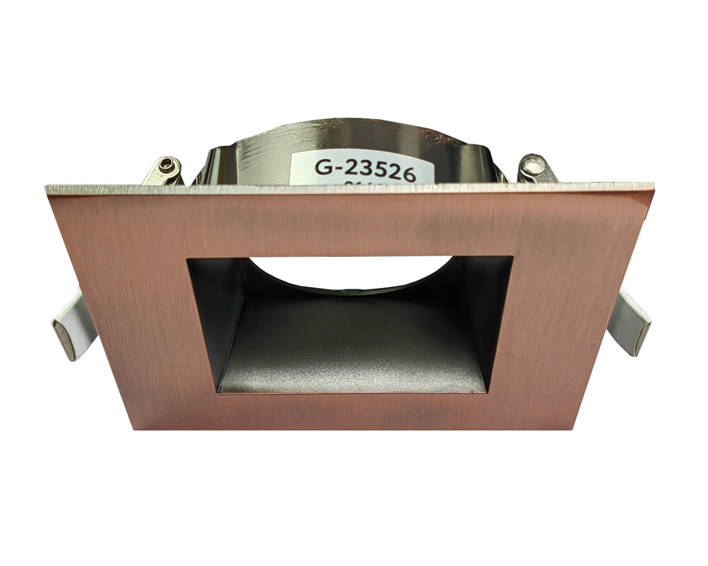 3.5 Inch Brushed Copper Square Trim