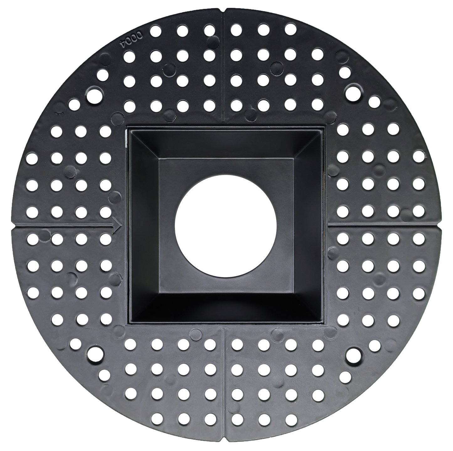 3.5 Inch Black Square Trimless Kit