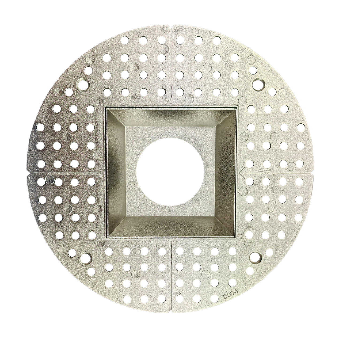 3.5 Inch Nickel Square Trimless Kit