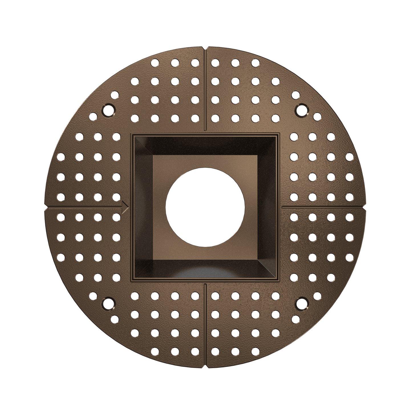 3.5 Inch Bronze Square Trimless Kit