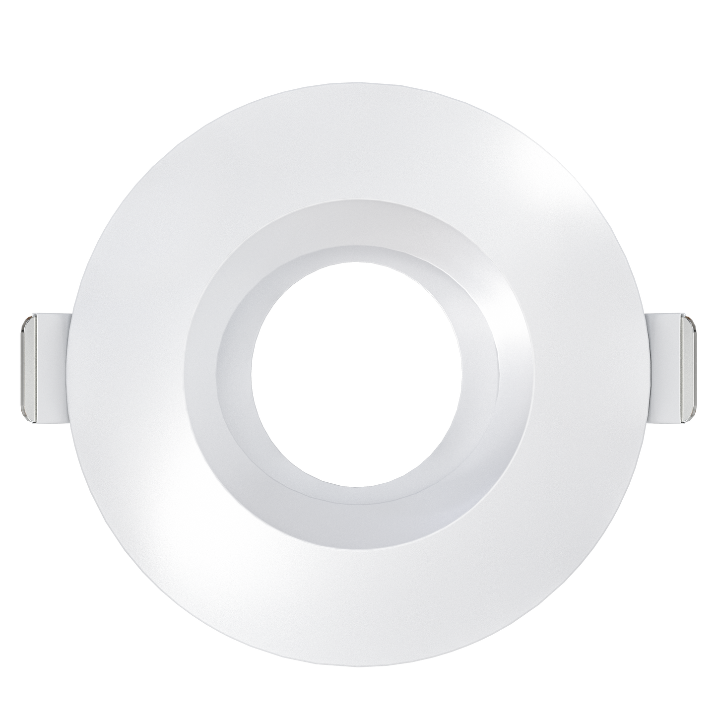 3 Inch White Round Regress Gimbal Trim