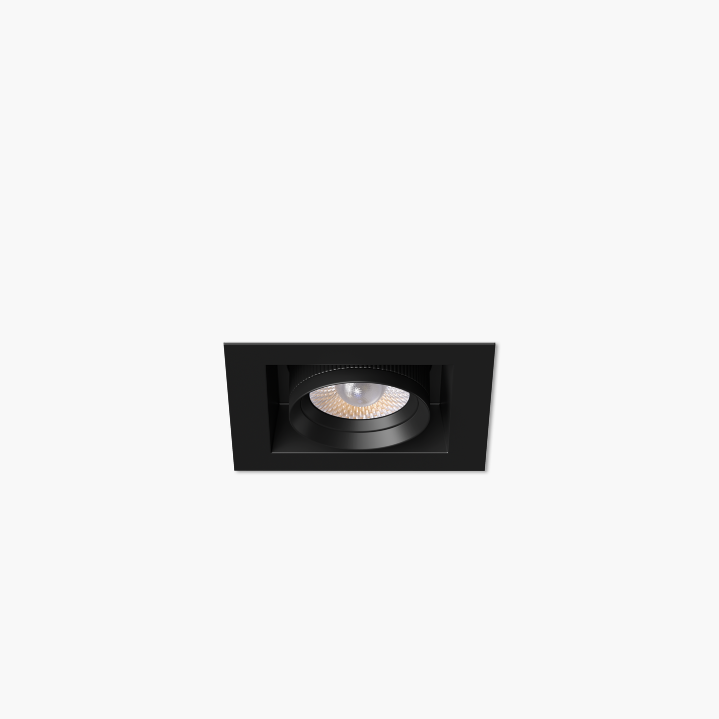 3” Square Retractable Downlight Black
