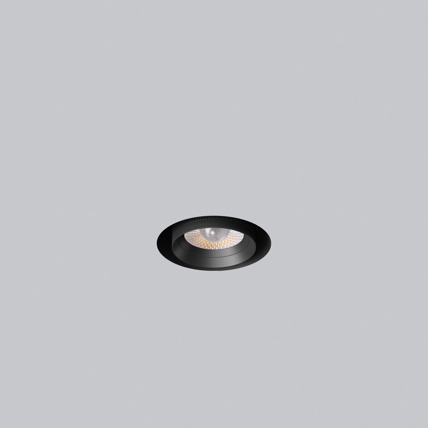 3” Round Retractable Trimless Black