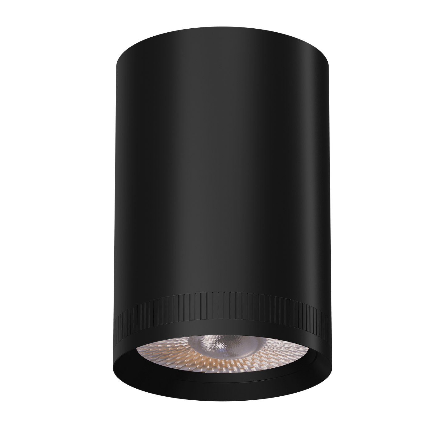3.7 inch Round Universal Beam Adjustable Cylinder (Black)